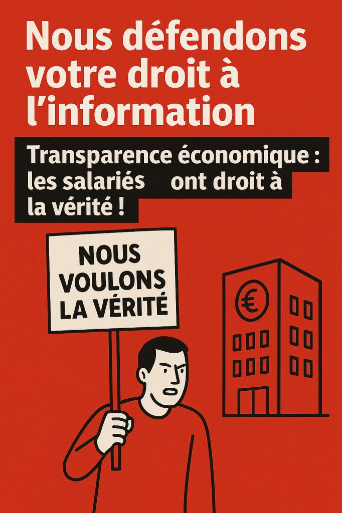 Transparence économique et financière  les salariés ont droit à la vérité